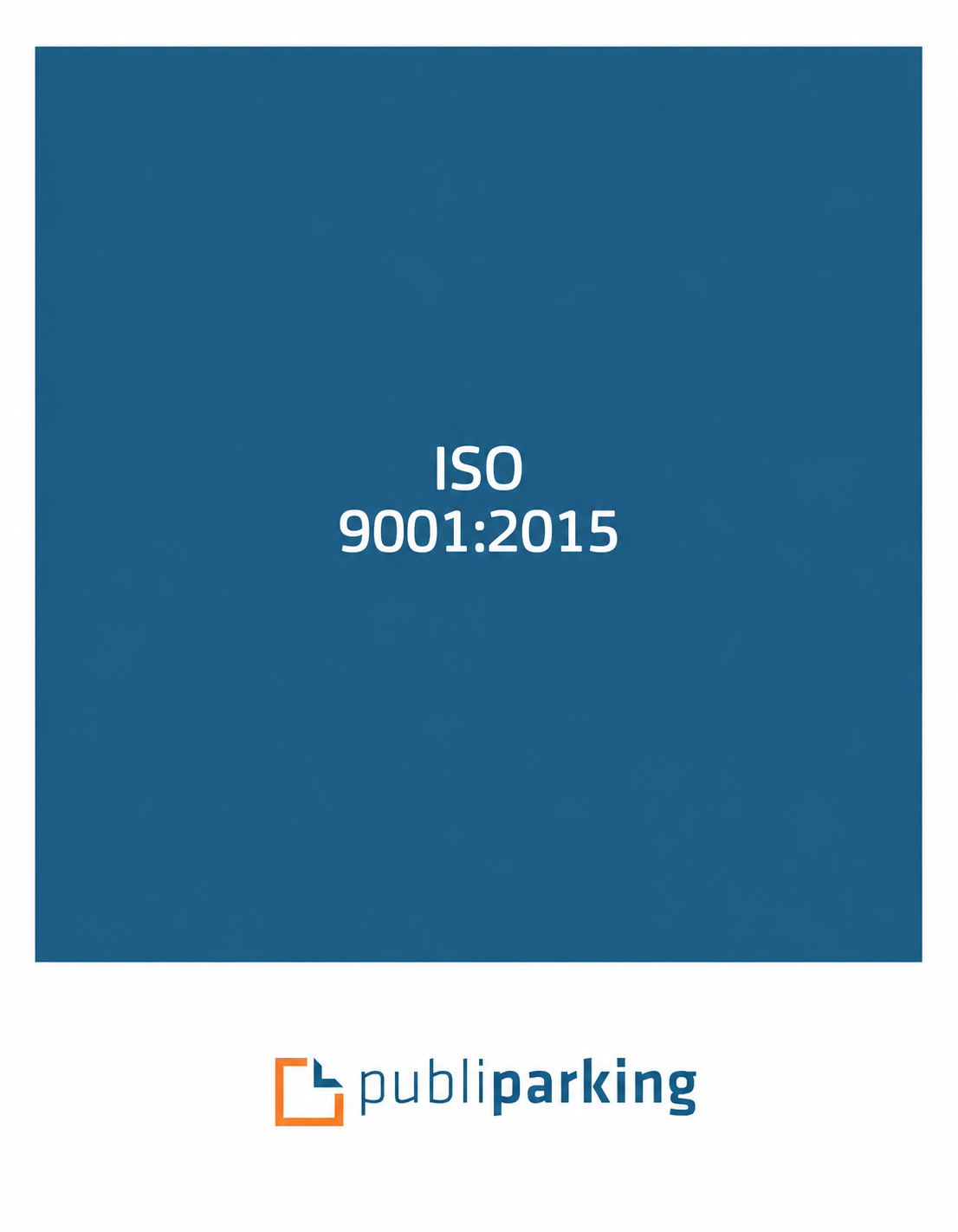 Copertina del certificato UNI EN ISO 9001:2015